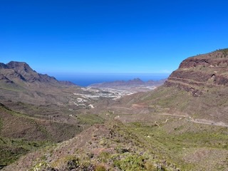 View from Mirador de San Nicolás, overlooking Tasarte. Day 32/44 * 26 November 2022