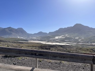 Driving past Las Tabladas, La Aldea de San Nicolás. Day 32/44 * 26 November 2022