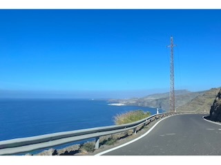 Overlooking Puerto de Las Nieves, Agaete from GC200. Day 32/44 * 26 November 2022