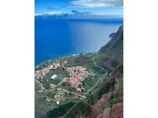 Agulo and Mt. Teide from Mirador de Abrante. Day 24/44 * 18 November 2022