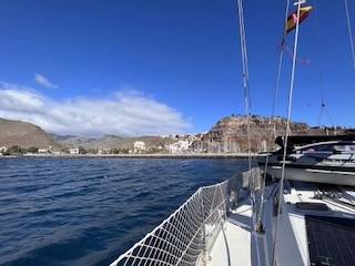 Leaving San Sebastián, heading to Playa Santiago. Day 25/44 * 19 November 2022