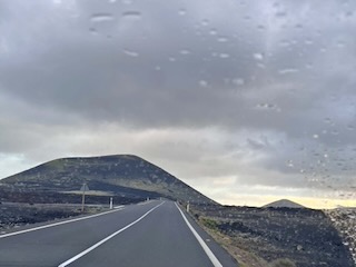 Raining in Timanfaya National Park. Day 37/44 * 1 December 2022