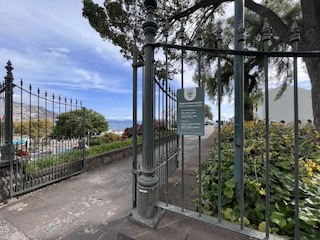 Entrance to Santa Catarina Park. Day 14/44 * 8 November 2022