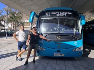 The bus to Las Palmas. Day 31/44 * 25 November 2022