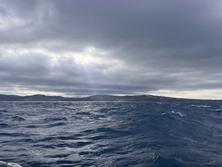 Crossing Gibraltar Strait. Day 44/44 * 8 December 2022