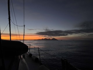 Approaching Porto Santo. Day 8/44 * 2 November 2022