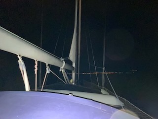 Approaching Porto Santo@20.00hrs. Day 8/44 * 2 November 2022