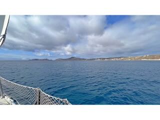 Porto Santo and Ilhéu de Cal (to the left). Day 11/44 * 5 November 2022