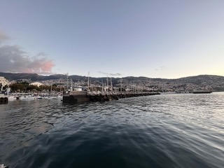 Leaving Funchal Harbour. Day 15/44 * 9 November 2022