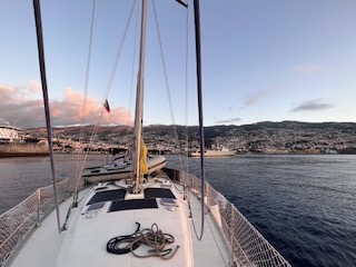 Leaving Funchal Harbour. Day 15/44 * 9 November 2022