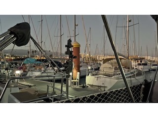 <i class='fa fa-star' aria-hidden='true' style='color: #ffbb2a'></i> Marina San Miguel at sundown. Day 27/44 * 21 November 2022