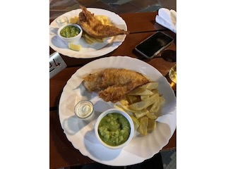 Fish & Chips at The Wildgeese. Day 27/44 * 21 November 2022